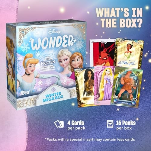 Topps 2025 Disney Wonder Winter Mega Box
