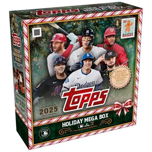 Topps 2025 Holiday Baseball Factory Sealed Mega Box