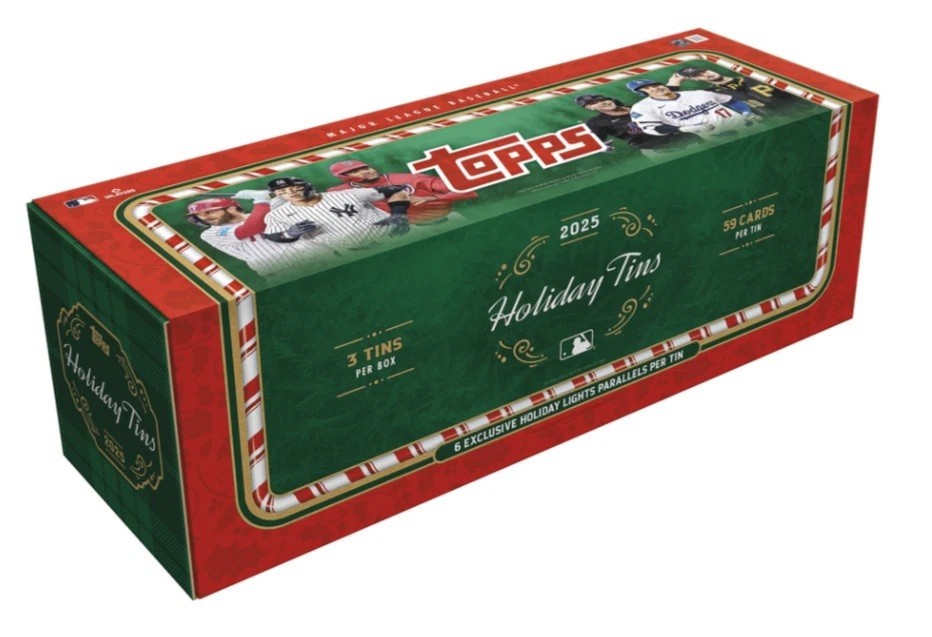 Topps 2025 Holiday MLB Baseball Collector Tin