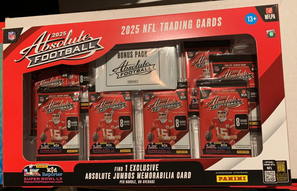 Panini 2025 Absolute Football 9-Pack Sam's Club Exclusive Bundle