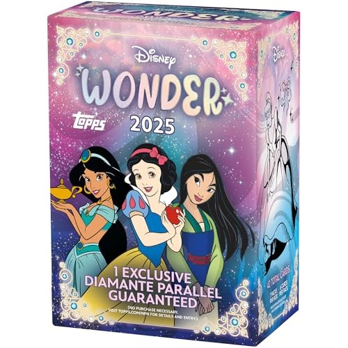 Topps 2025 Disney Wonder Blaster Box, Pack of 42
