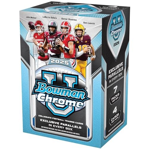 Topps 2025 Bowman University Chrome Football Value Box