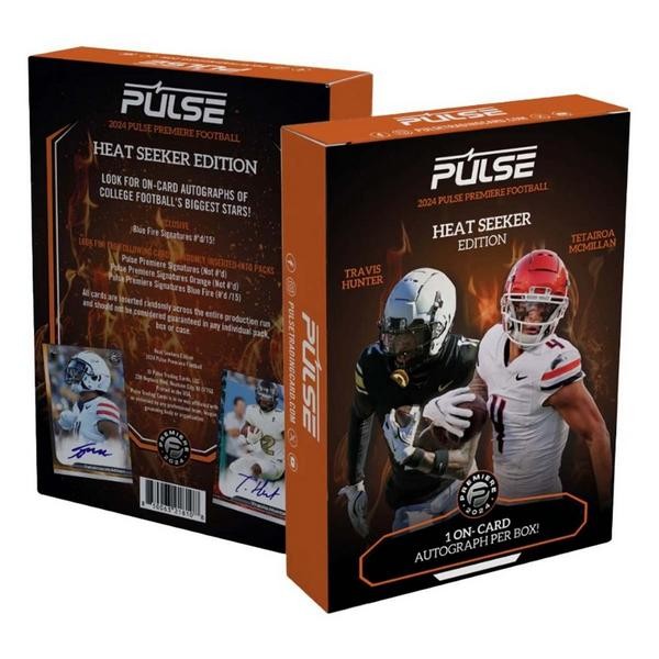 Pulse 2024 Premiere Football Heat Seekers Trading Card Box