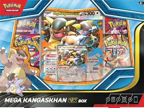 Pokémon Mega Kangaskhan Ex Box, 9x12 Inches, Pack of 1