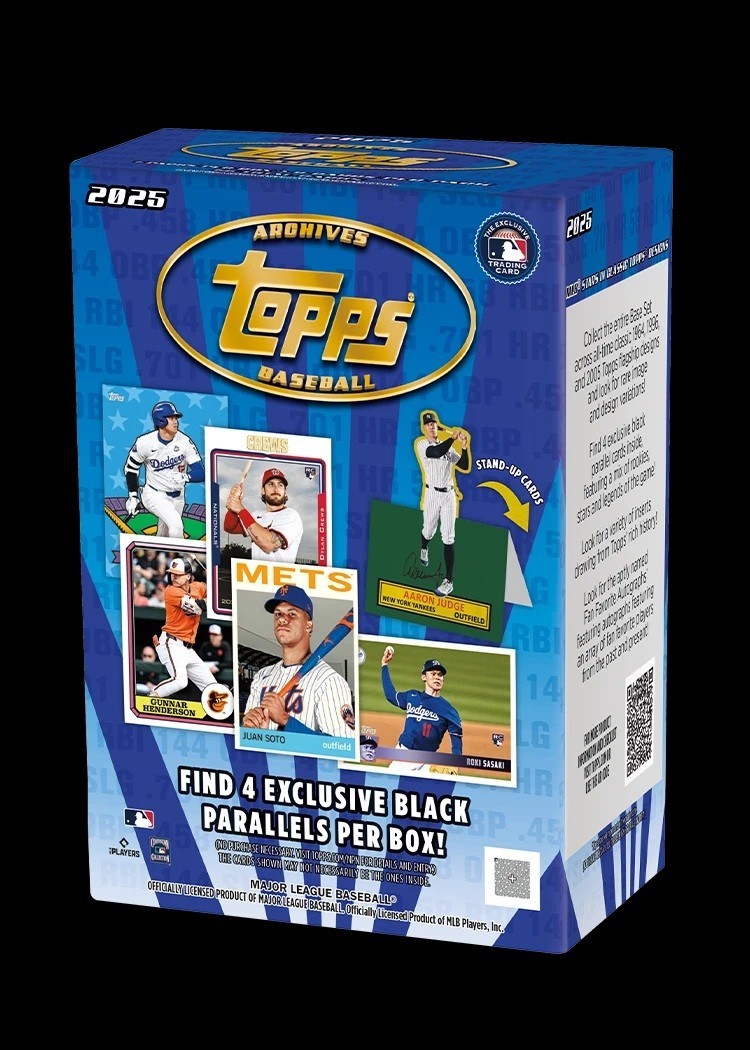 Topps 2025 Archives Baseball Factory Sealed Value Box