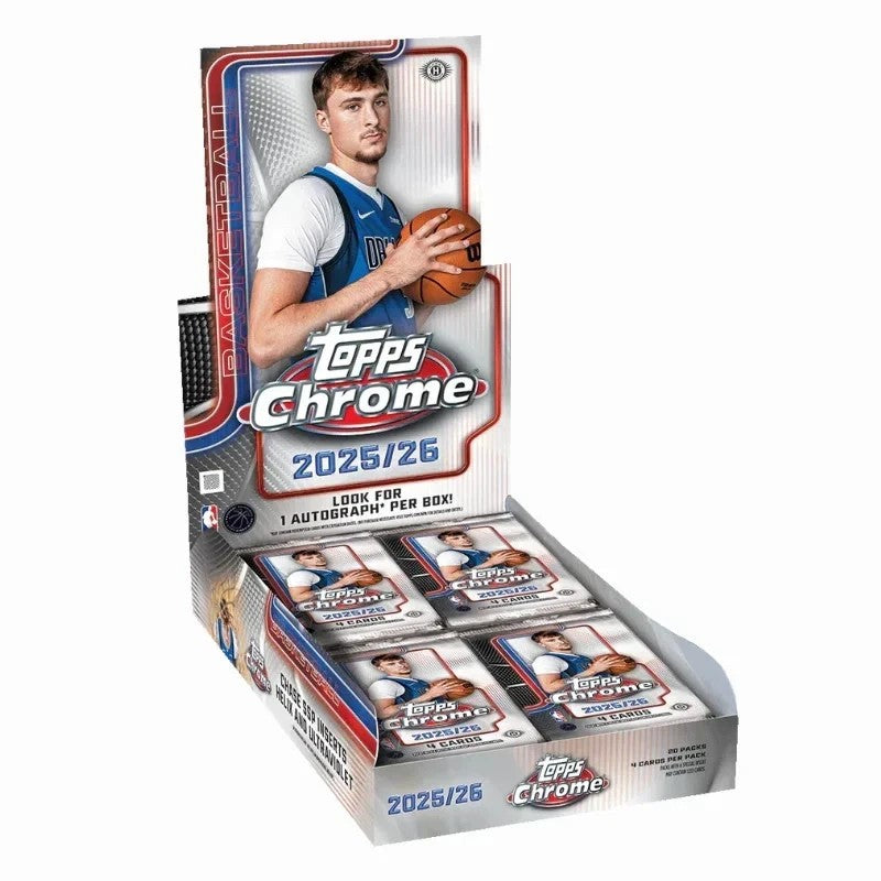 Topps 2025-26 Chrome Basketball Hobby Box