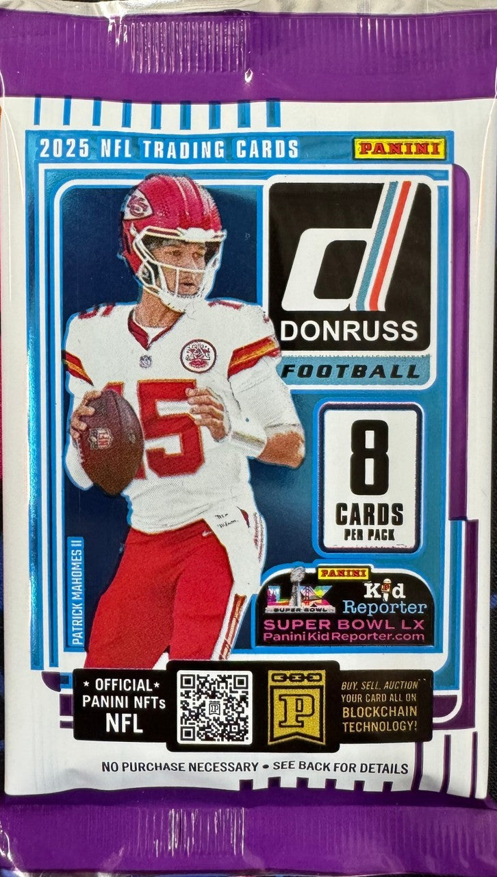 Panini 2025 Donruss Football Retail Pack