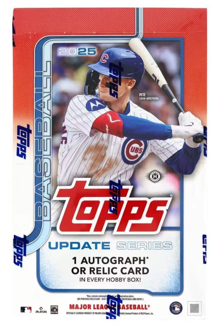 Topps 2025 Update Series Baseball Hobby Box