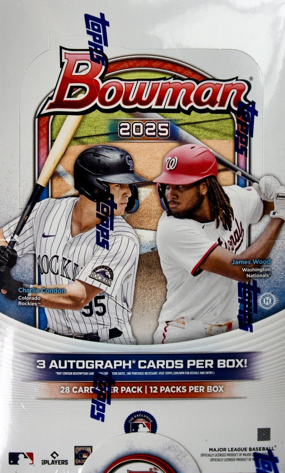 Bowman Baseball 2025 Hobby Jumbo Box - 3 Chrome Autos