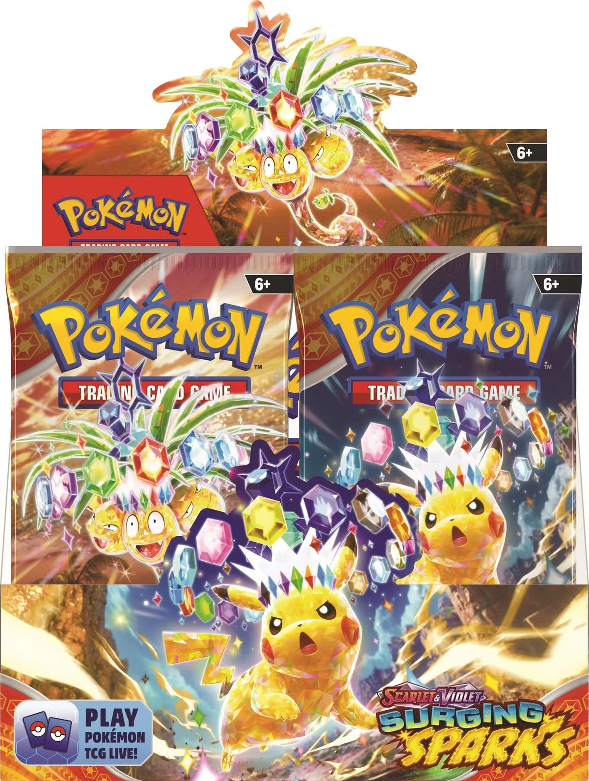The Pokemon Scarlet & Violet Surging Sparks Booster Box