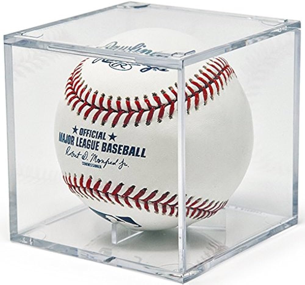 Pro-Mold Baseball Square Cube with 5+ Year UV Pedestal