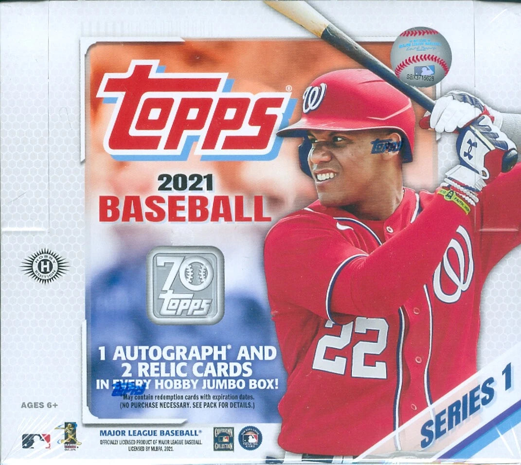 2021 Topps Series 1 Baseball Jumbo Box - 70th Anniversary