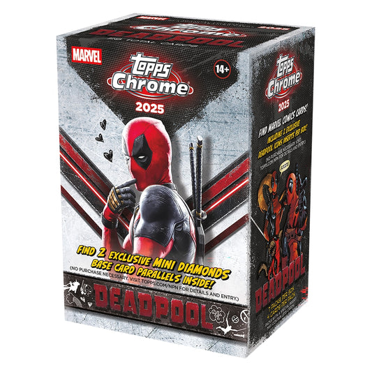 2025 Topps Deadpool Chrome Factory Sealed Value Box