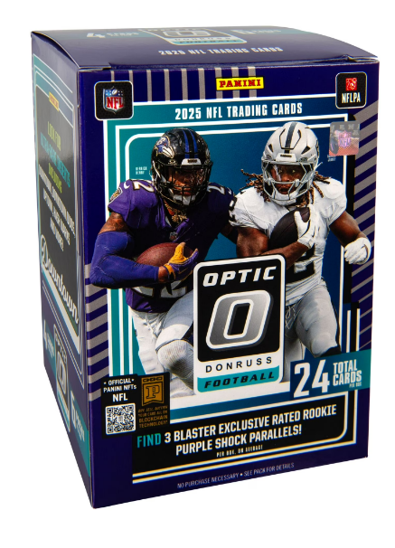 2025 Panini Donruss Optic Football Trading Cards Blaster Box