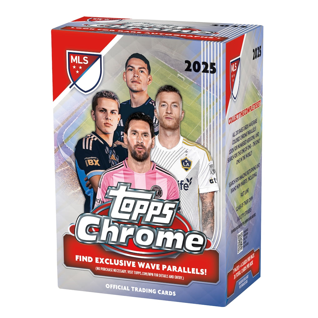 2025 Topps MLS Chrome Factory Sealed Value Box Blaster