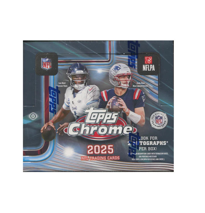 2025 Topps Chrome Football JUMBO Box