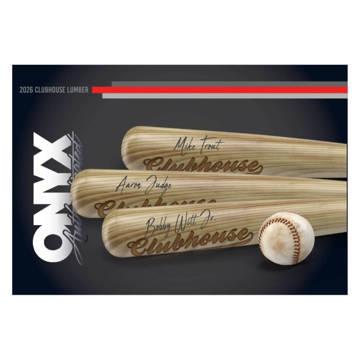 2026 Onyx Lumber Collection Baseball Bat (Game Used or Signed)
