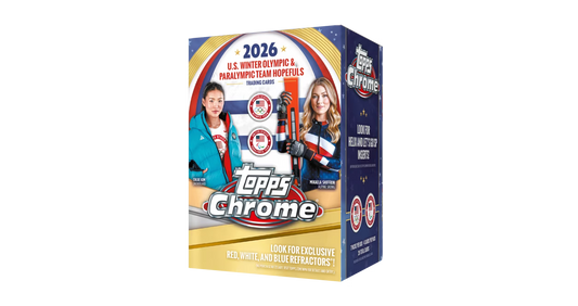 2026 Topps Chrome U.S. Winter Olympics & Paralympic Team Hopefuls Value Blaster Box