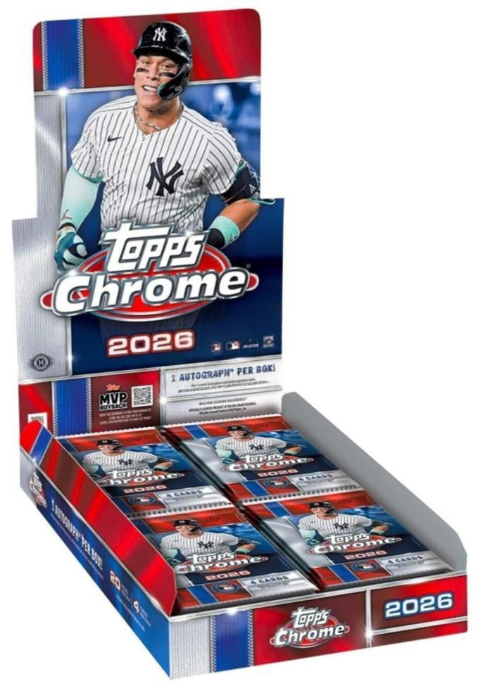 2026 Topps Chrome Baseball Hobby Box
