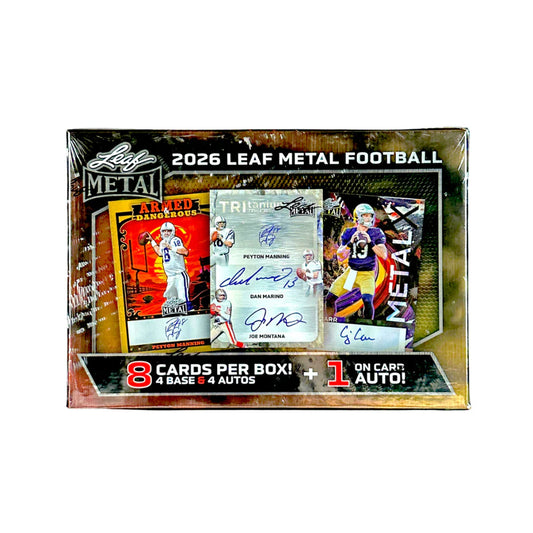 2026 Leaf Metal Football Hobby