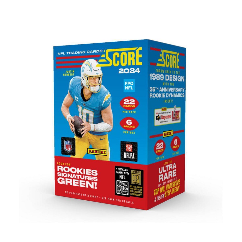 NFL 2024 Panini Score Football Trading Card Blaster Box