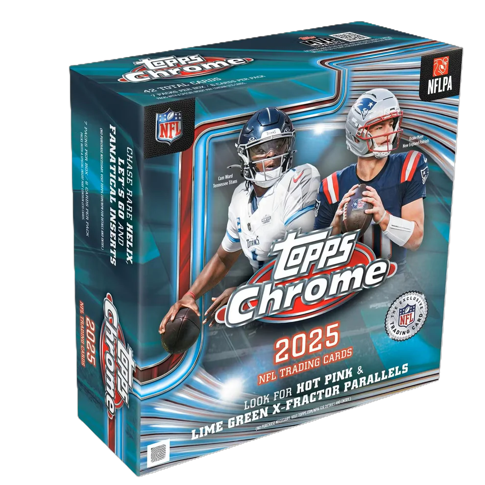 2025 Topps Chrome Football Mega Box