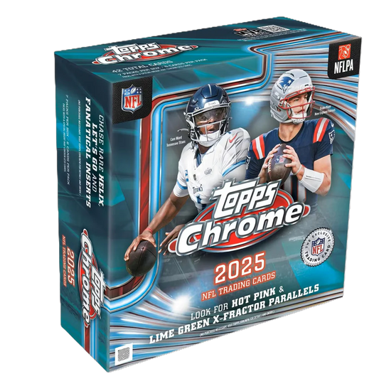 2025 Topps Chrome Football Mega Box