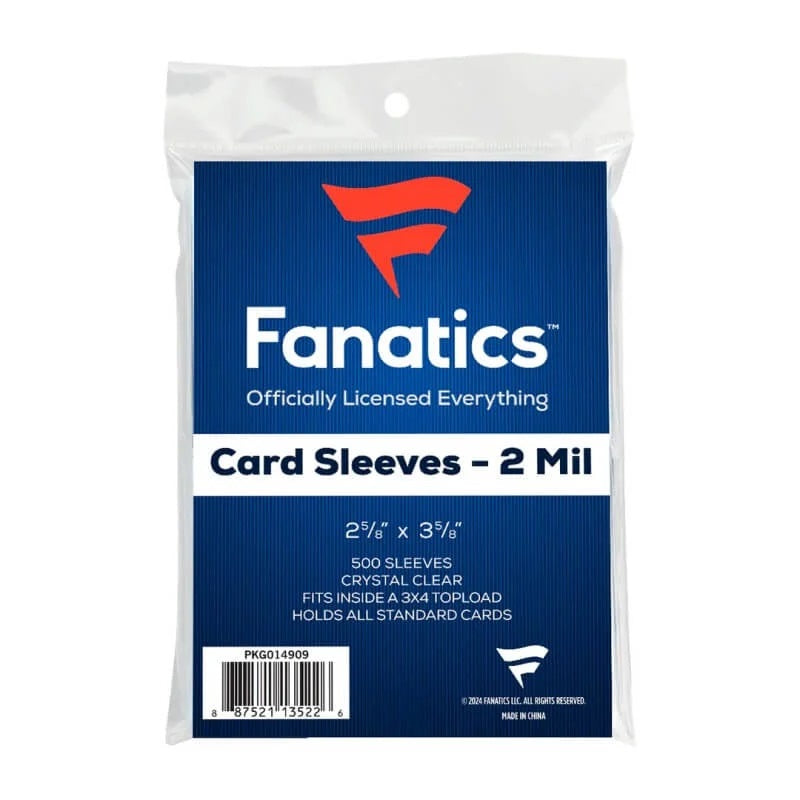 Topps Fanatics Soft Card Sleeves 500ct