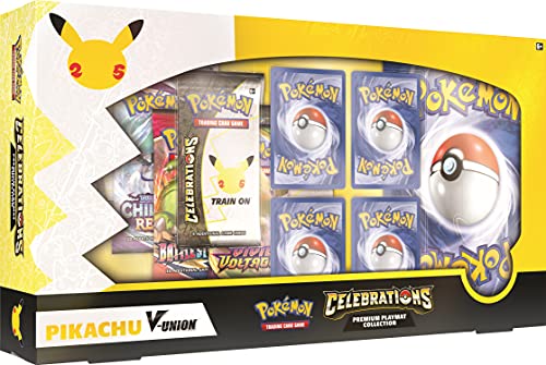 Pokemon 25th Anniversary Pikachu V Union Celebrations Special Collection