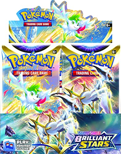 Pokémon Brilliant Stars Booster Box: Pack of 36, One-Size