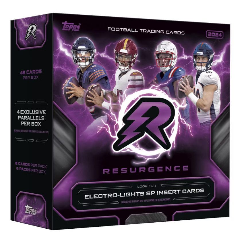 Topps 2024 Resurgence Football Factory Sealed Mega Box