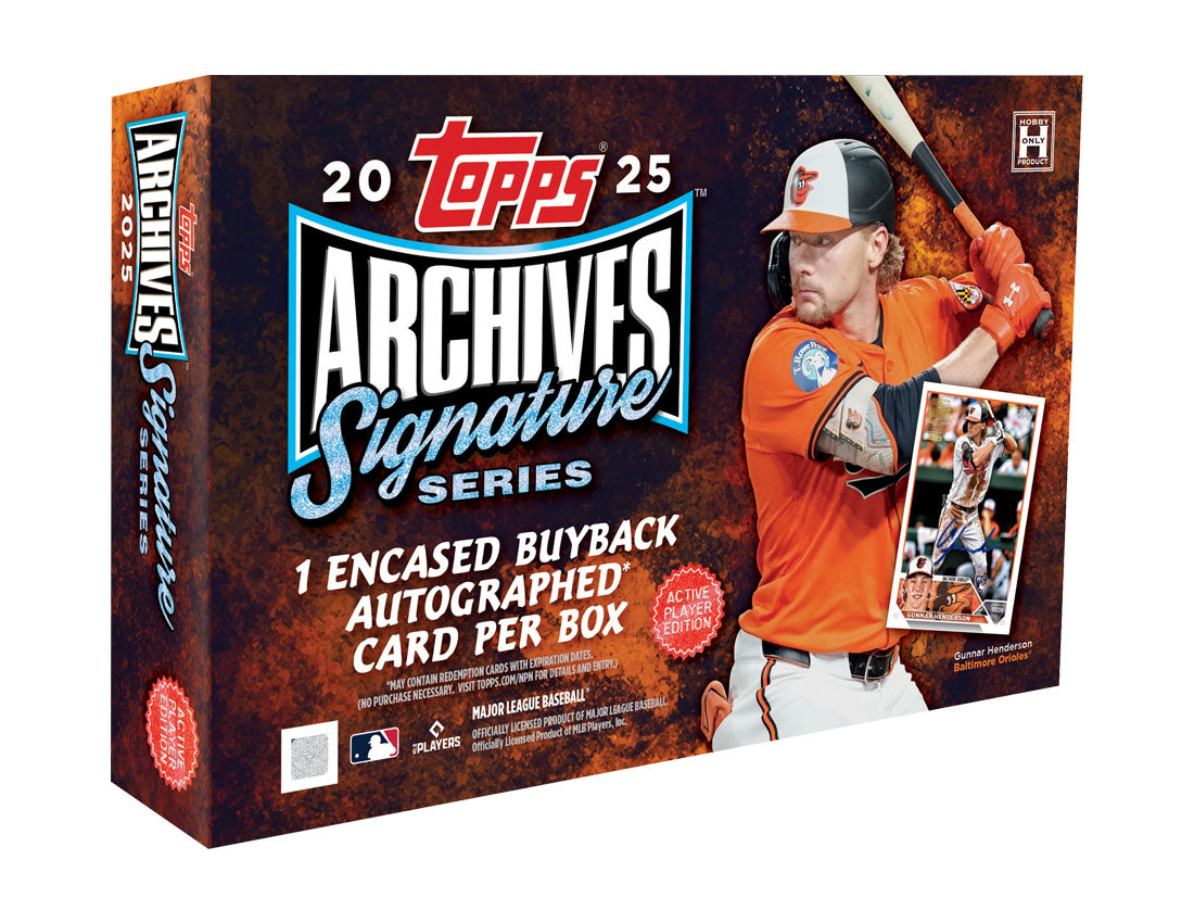 Topps 2025 Archive Signature Series Active Player Hobby Box
