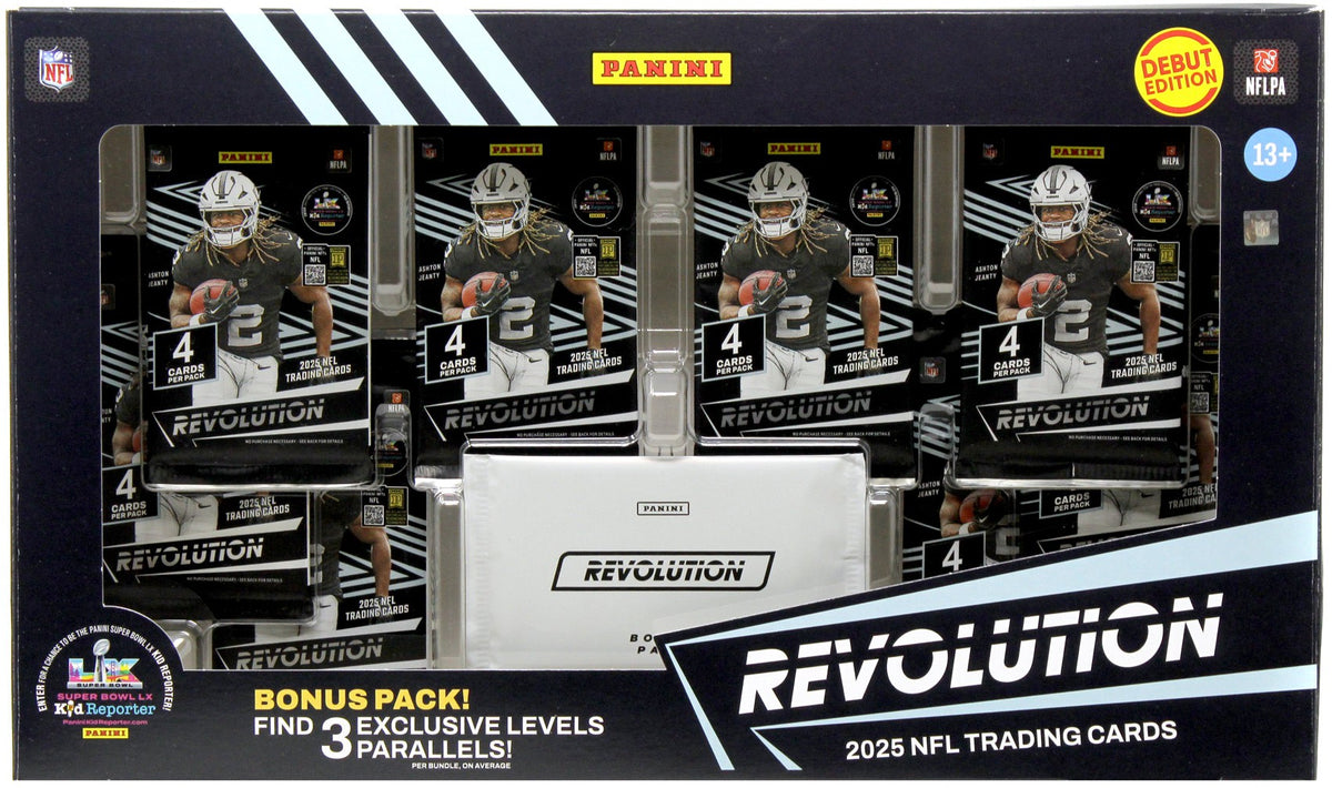 Panini 2025 NFL Revolution Football Trading Card Bundle