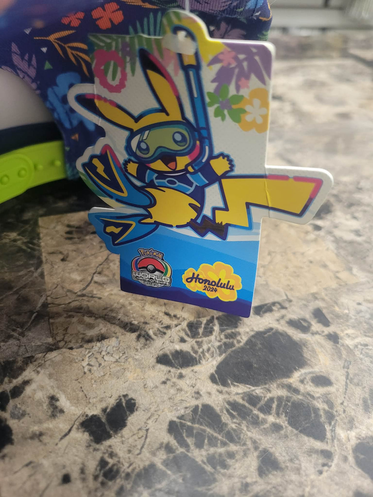 Pokemon Cap WCS 2024 Honolulu Pikachu Blue New with Tag RARE!