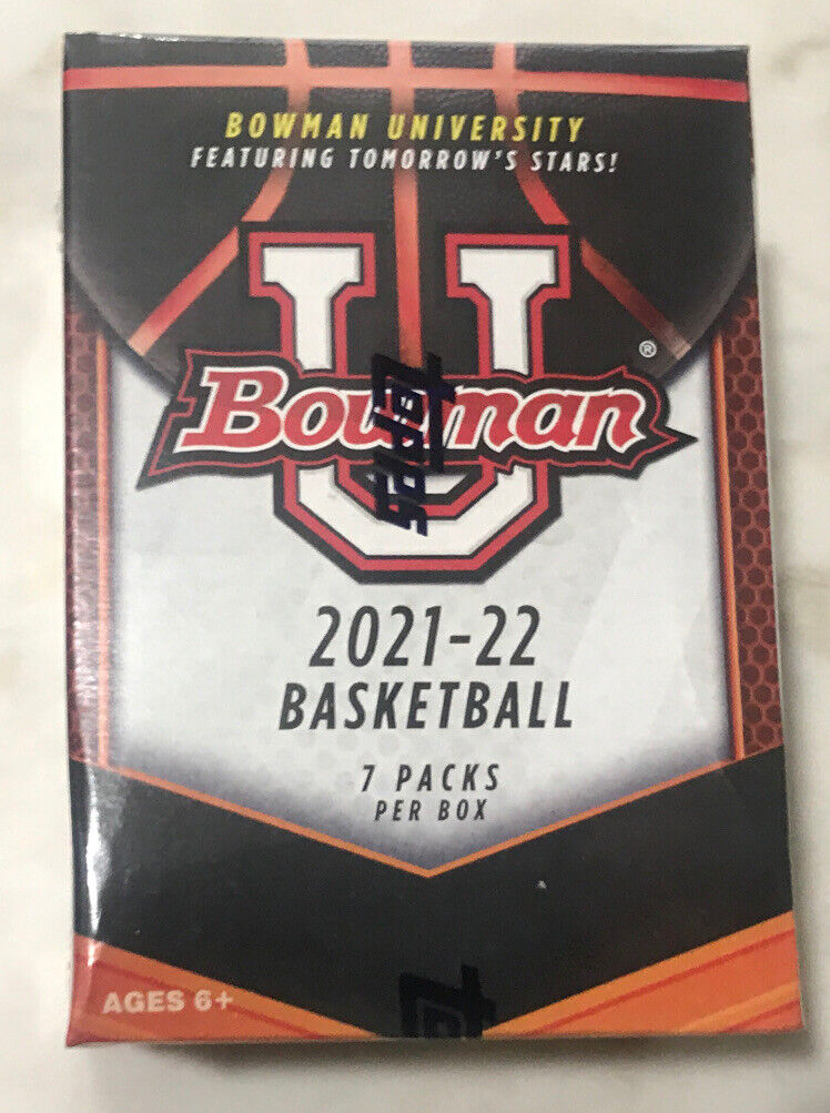 Topps 2021-22 Bowman Basketball Trading Card Blaster Box