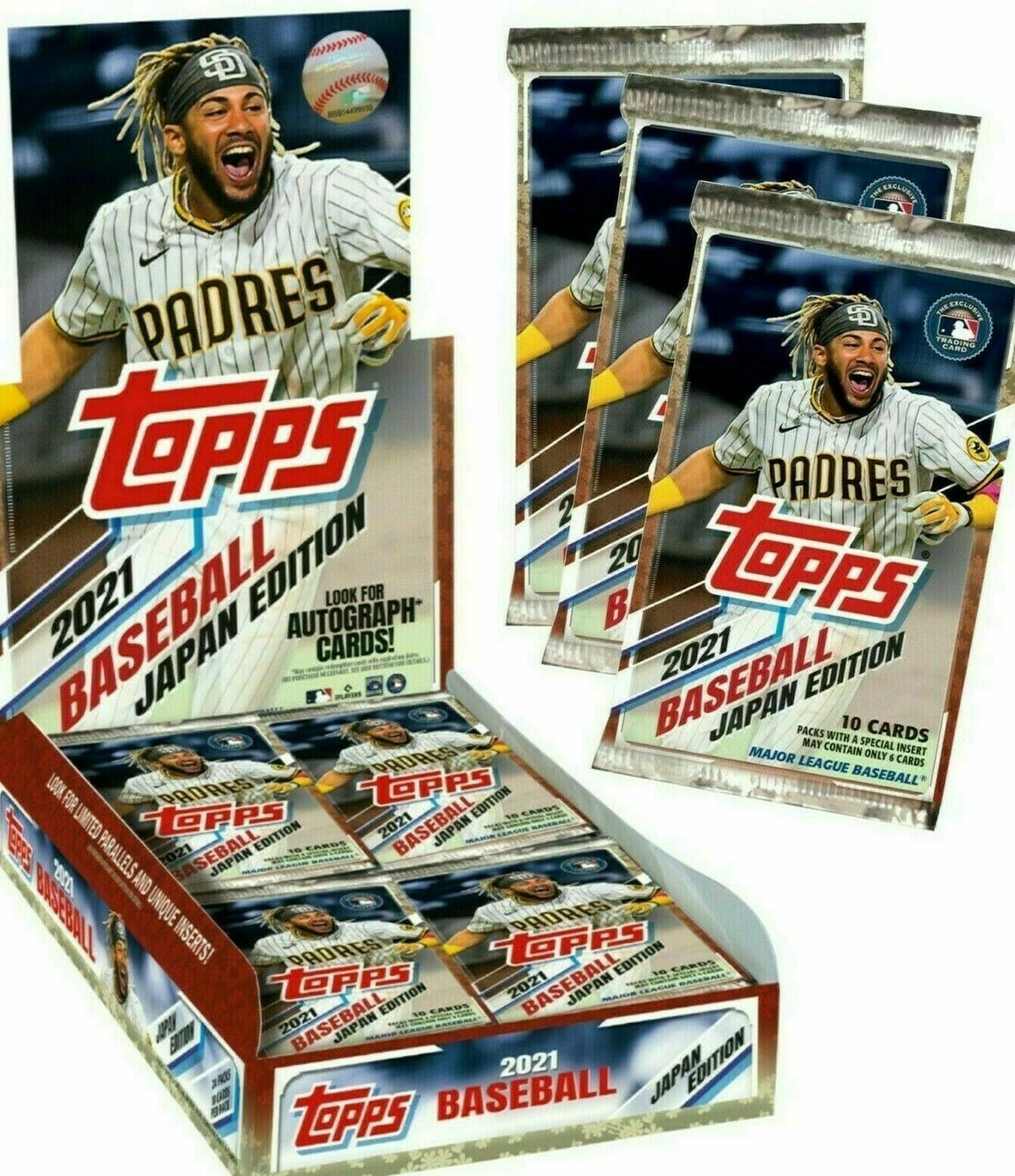 Topps 2021 MLB Baseball Japan Edition Factory Sealed Box
