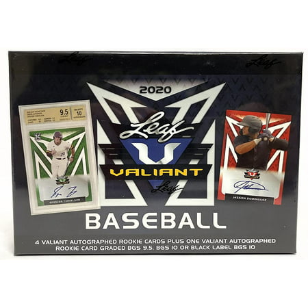 Leaf 2020 Valiant Baseball Box - 5 Autograph Cards