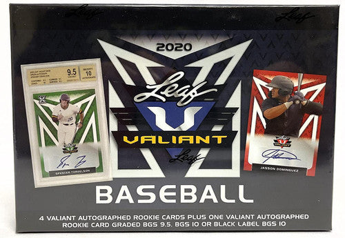 Leaf 2020 Valiant Baseball Box - 5 Autograph Cards