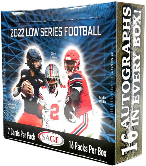 Sage 2022 Low Series Football Hobby Box