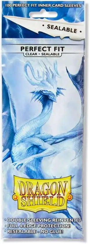 Dragon Shield Sleeves: Perfect Fit Standard Sealable - Clear 100CT