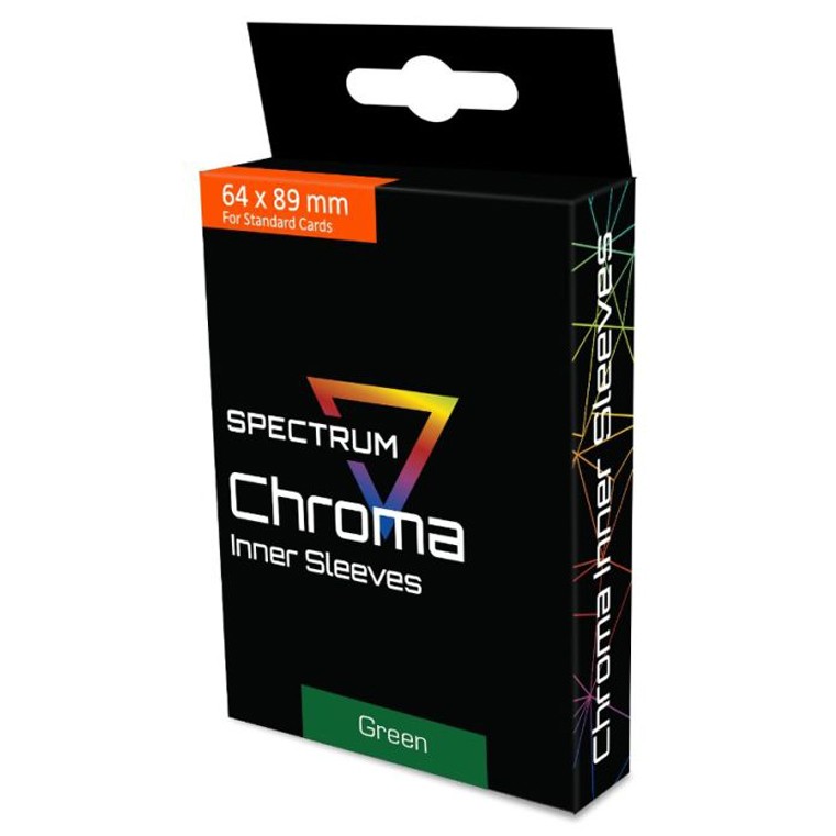BCW Chroma Green Inner Sleeves 100 Pack Standard Size