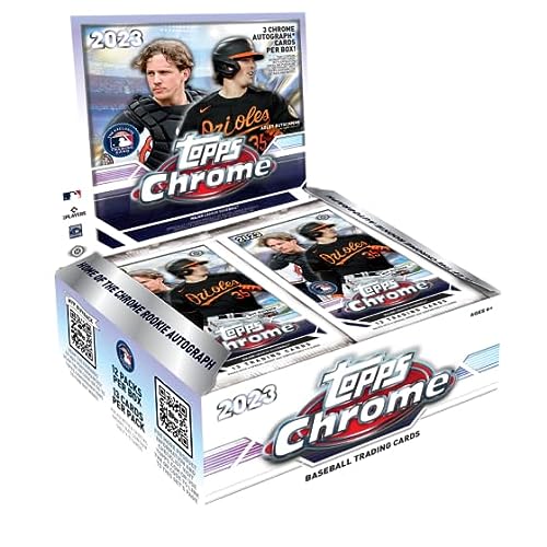 Topps 2023 Chrome Baseball Jumbo Box - 3 Autographs