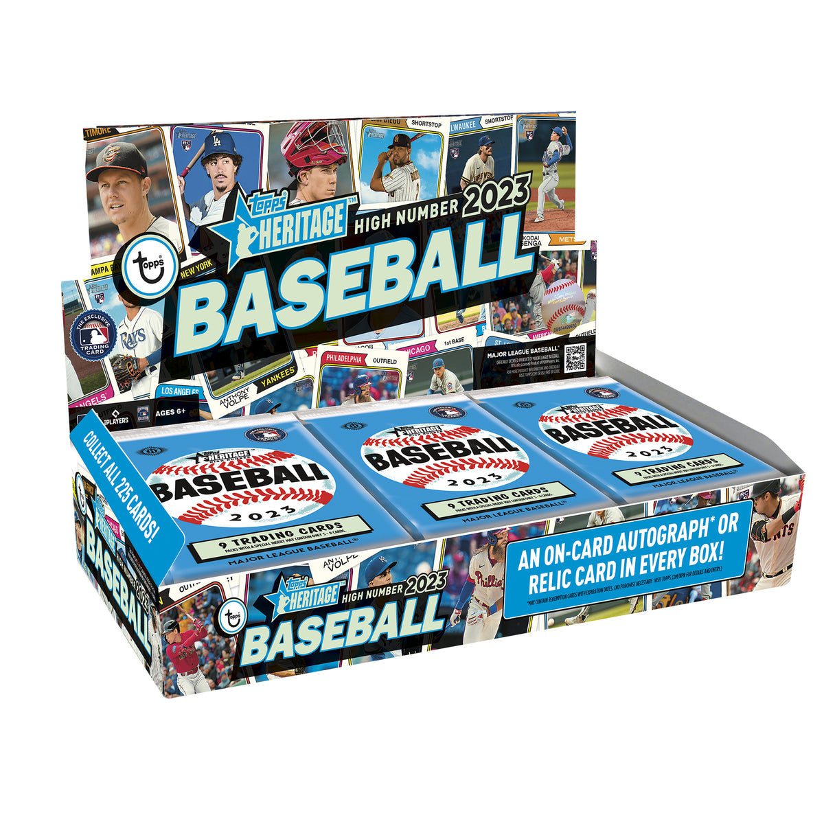 Topps 2023 Heritage High Number Baseball Card Hobby Box