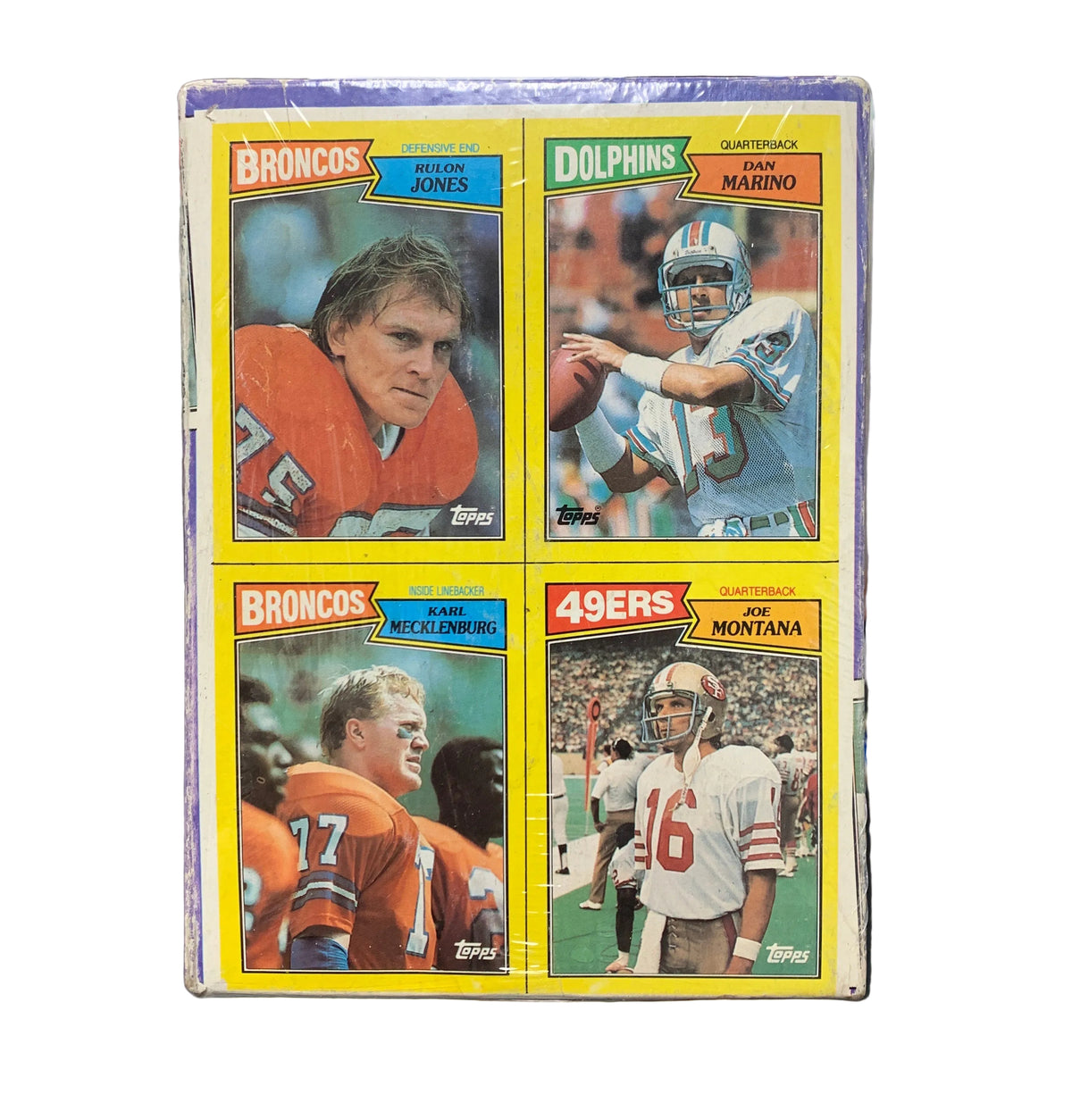Topps 1987 Football Wax Box Unopened