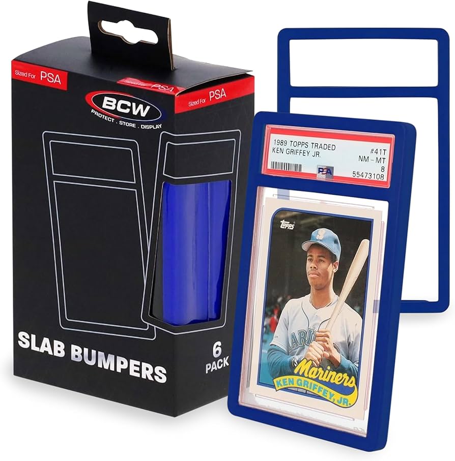 BCW PSA Slab Bumpers - 6pk (Blue)