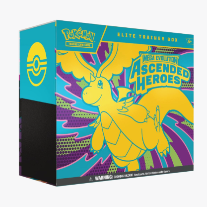 Pokemon Mega Evolution: Ascended Heroes ETB