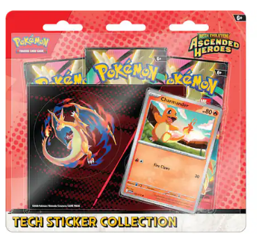 Pokémon - Trading Card Game: Mega Evolution - Ascended Heroes Tech Sticker Collection - Styles May Vary