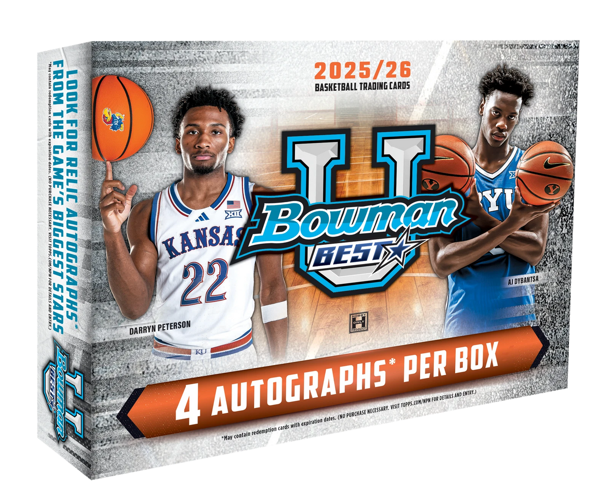 2025/26 Bowman University Best Basketball Hobby Box