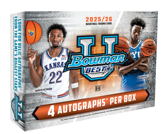 2025/26 Bowman University Best Basketball Hobby Box