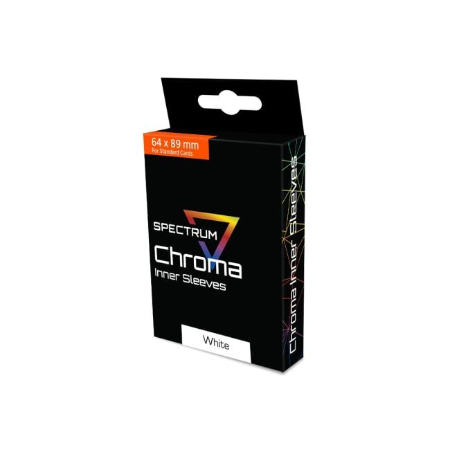 BCW Diversified Chroma White Inner Sleeves, 100 Pack Standard Size